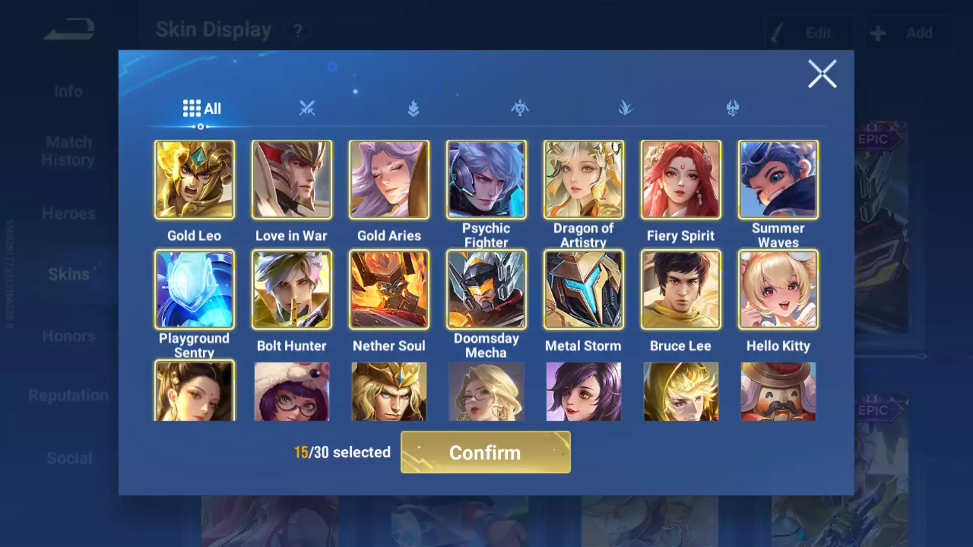 Ảnh Acc Honor Of King Global giá rẻ